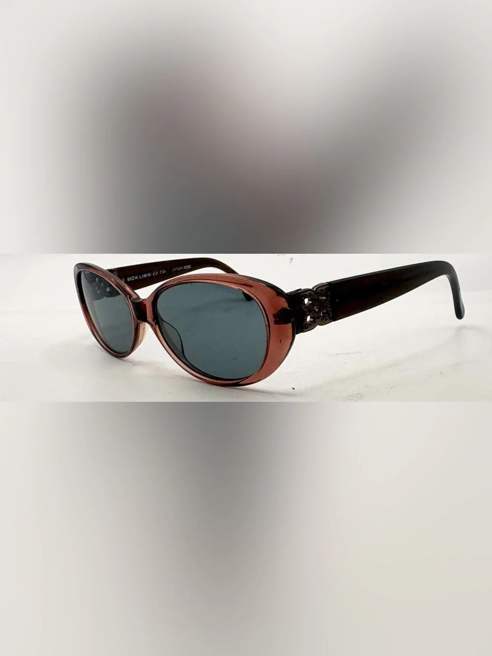 BCBGMaxAzria Brown Oval Sunglasses Frames Only